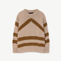 New - The Animals Observatory Bull Kid's Jumper Soft Beige | BIEN BIEN www.bienbienshop.com