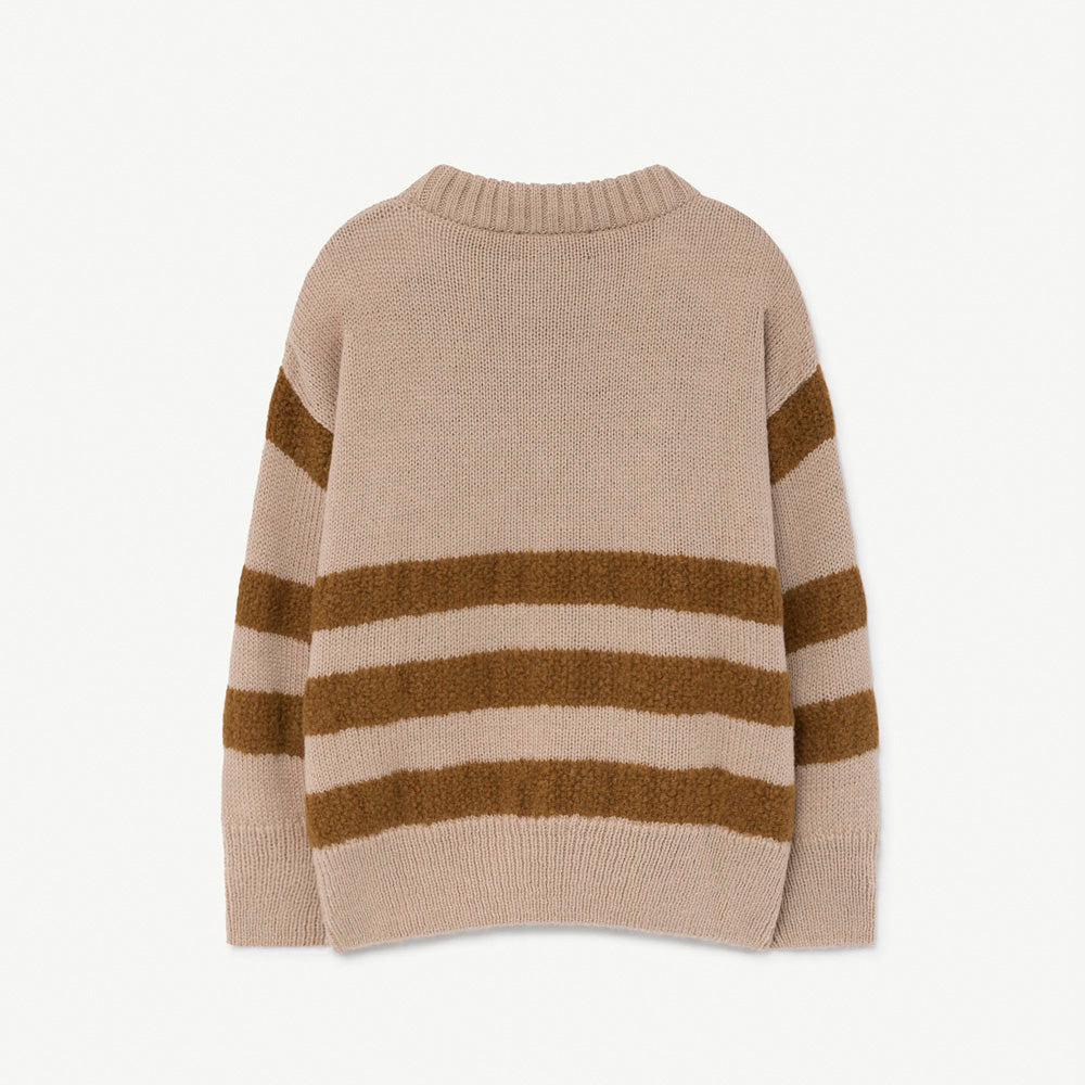 New - The Animals Observatory Bull Kid's Jumper Soft Beige | BIEN BIEN www.bienbienshop.com