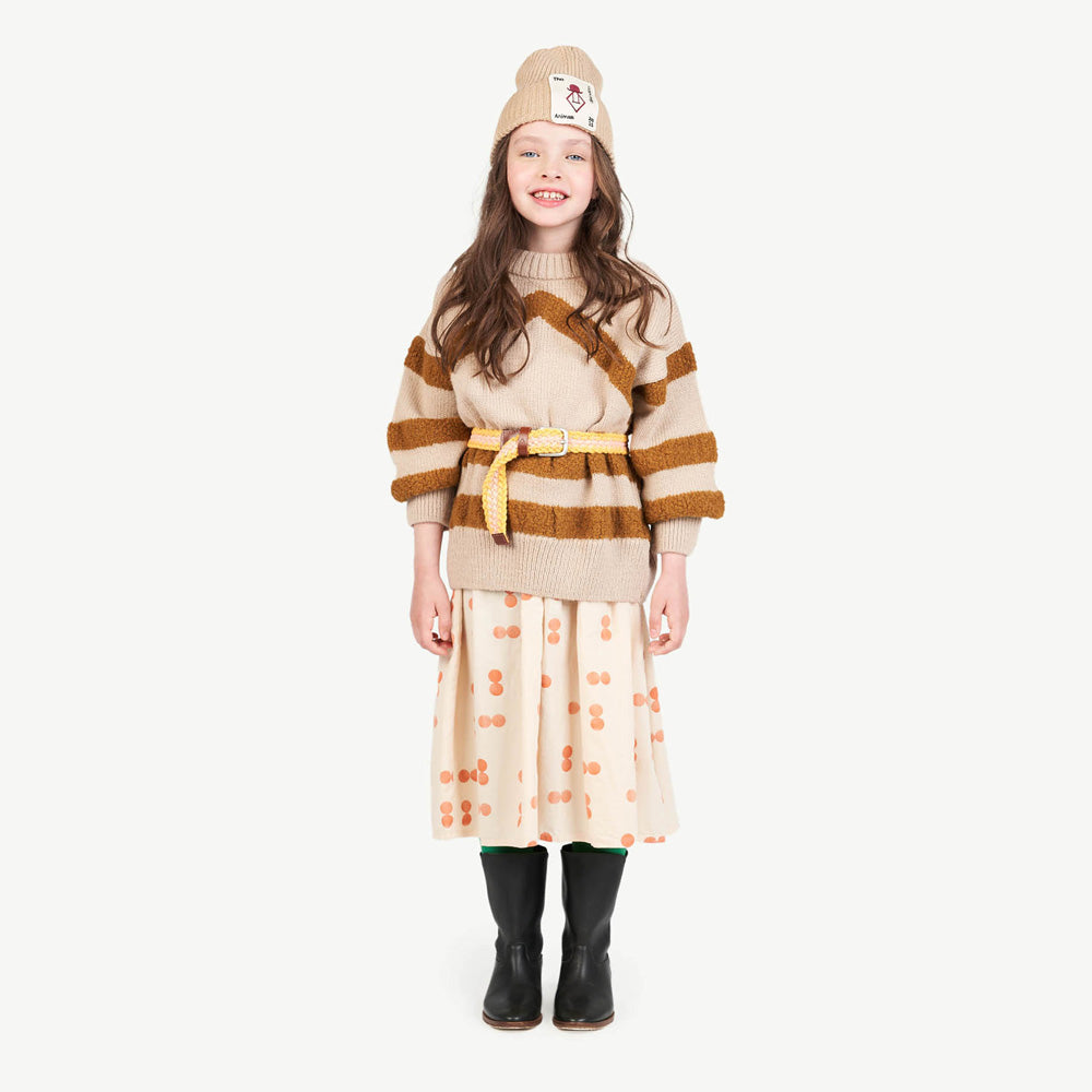 New - The Animals Observatory Bull Kid's Jumper Soft Beige | BIEN BIEN www.bienbienshop.com
