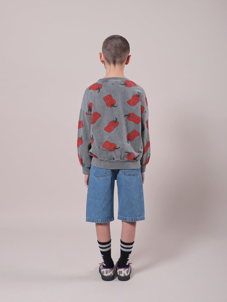 Bird & Dog Kid's Denim Bermuda