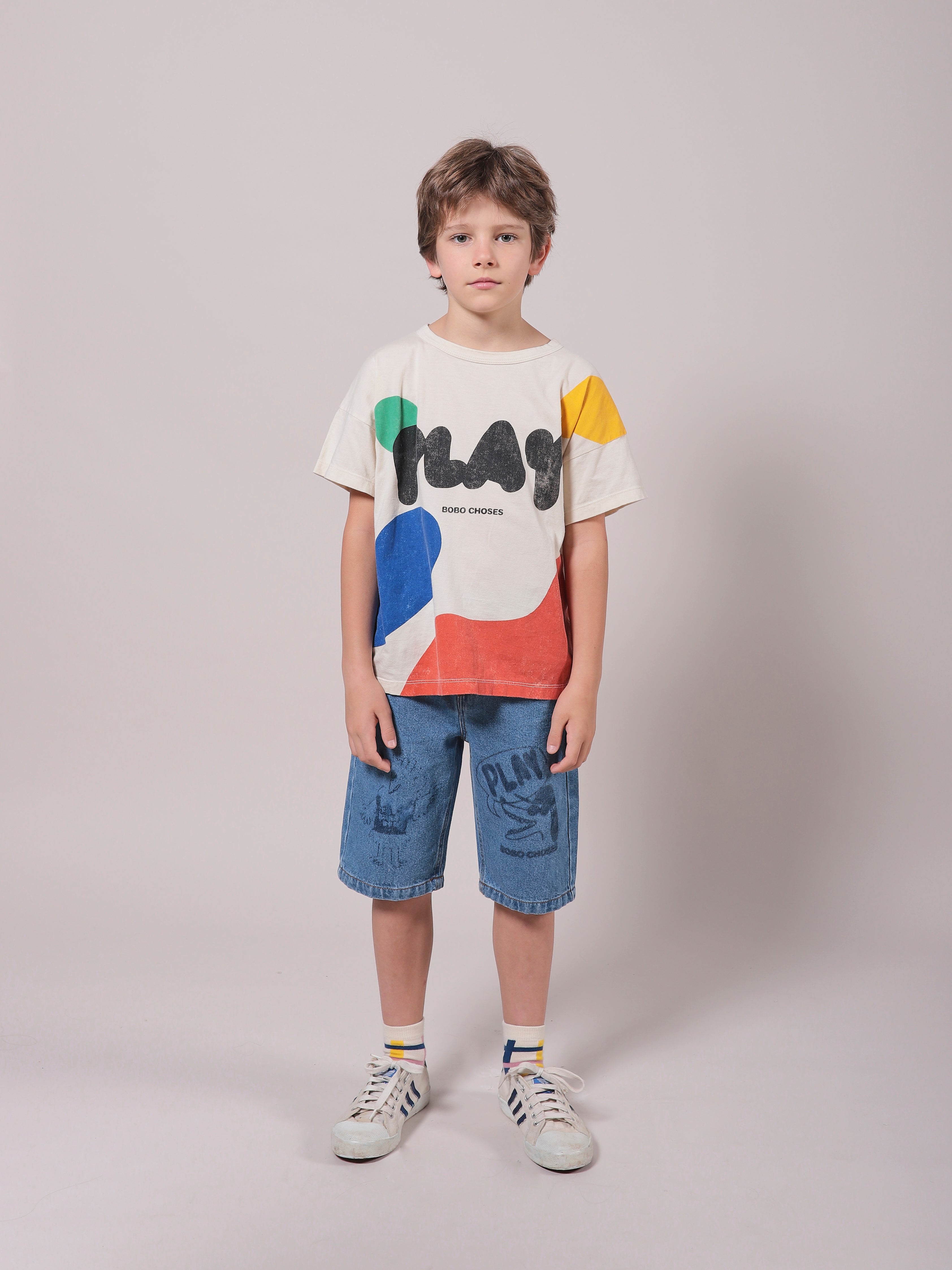 Bird & Dog Kid's Denim Bermuda
