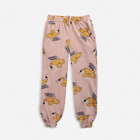 NEW Bobo Choses Sniffy Kid's Jogger Pant Dog Light Brown | BIEN BIEN bienbienshop.com