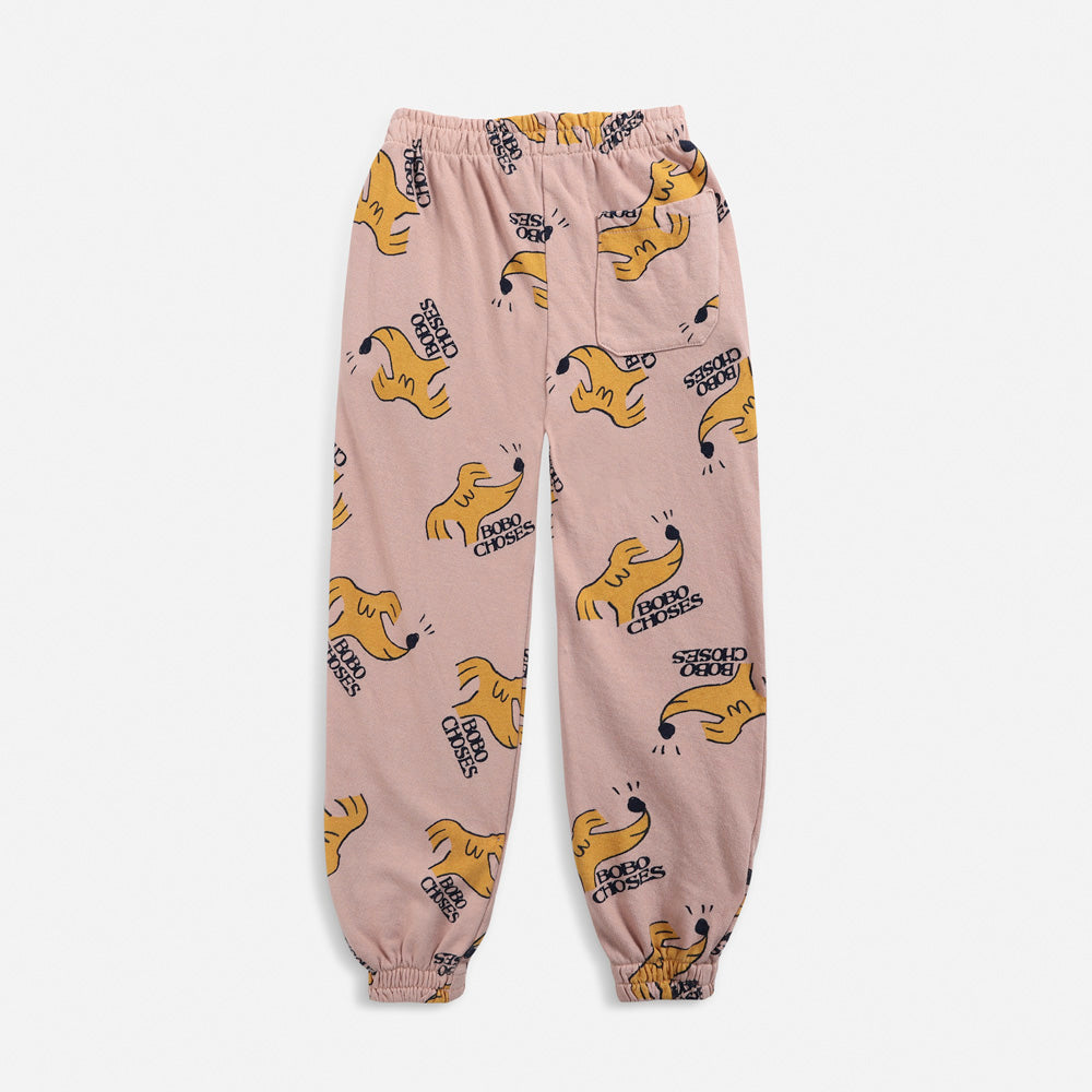 NEW Bobo Choses Sniffy Kid's Jogger Pant Dog Light Brown | BIEN BIEN bienbienshop.com