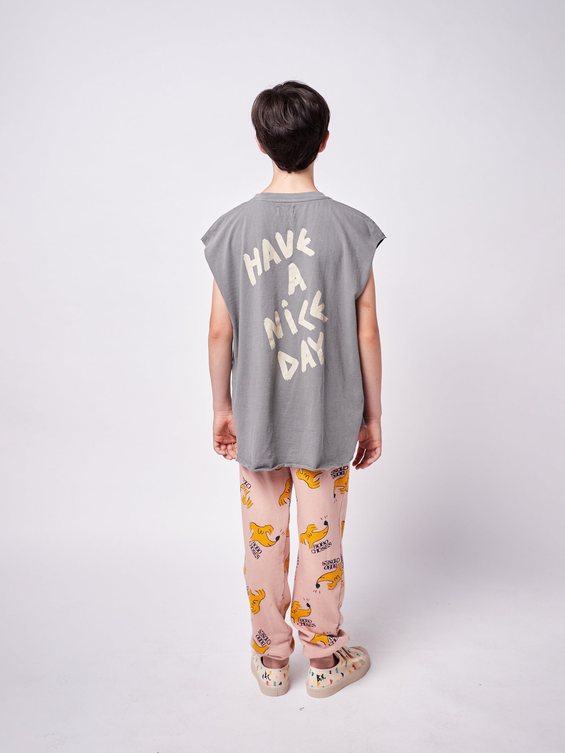 NEW Bobo Choses Sniffy Kid's Jogger Pant Dog Light Brown | BIEN BIEN bienbienshop.com