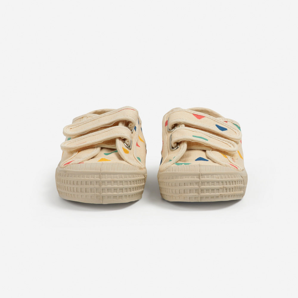 NEW Bobo Choses x Novesta B.C. Kid Velcro Strap Trainers Beige | BIEN BIEN bienbienshop.com