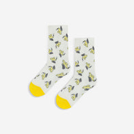 NEW Bobo Choses Sniffy  Kid's Mid-Calf Socks Beige | BIEN BIEN bienbienshop.com