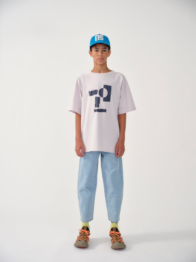 Main Story UK Kid's Tapered Pull-On Waist Jean Ice Blue Denim Light Wash | BIEN BIEN bienbienshop.com