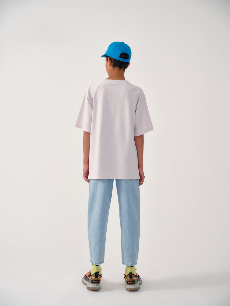 Main Story UK Kid's Tapered Pull-On Waist Jean Ice Blue Denim Light Wash | BIEN BIEN bienbienshop.com