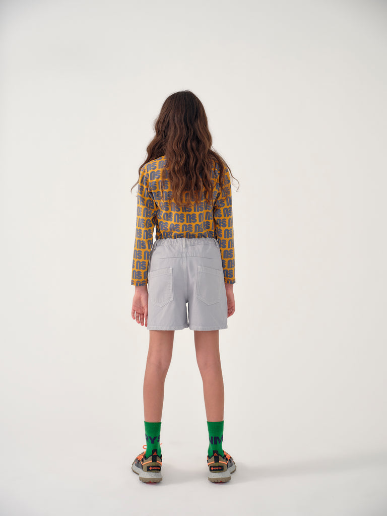 Main Story UK Kid's Mid-Calf Typeface Sock Green & Black | BIEN BIEN bienbienshop.com