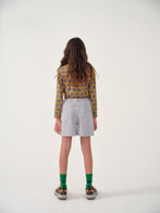 Main Story UK Kid's Mid-Calf Typeface Sock Green & Black | BIEN BIEN bienbienshop.com