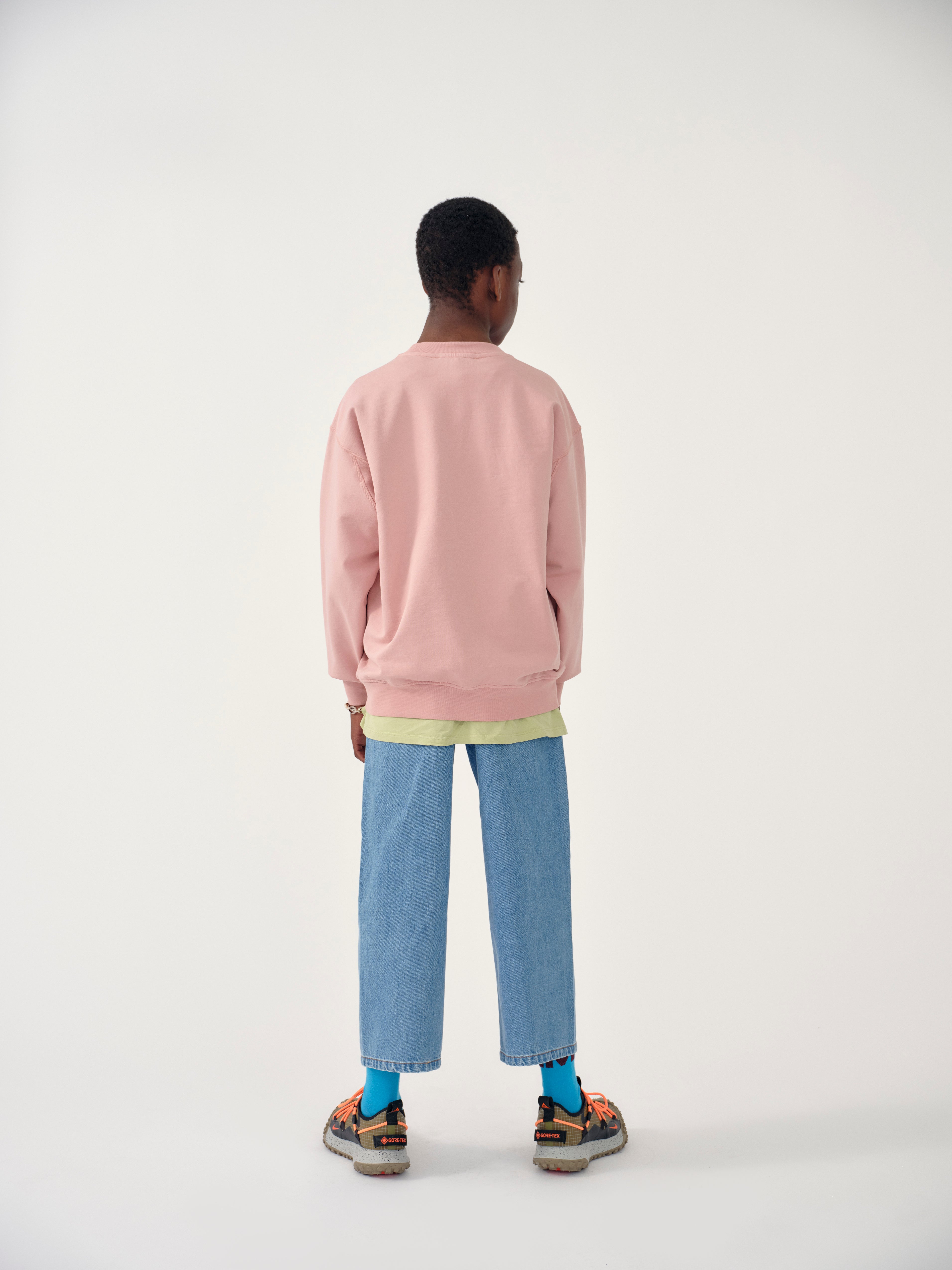 Main Story UK Kid's Loose Curved Leg Elastic Waist Jean Stonewashed Blue | BIEN BIEN bienbienshop.com
