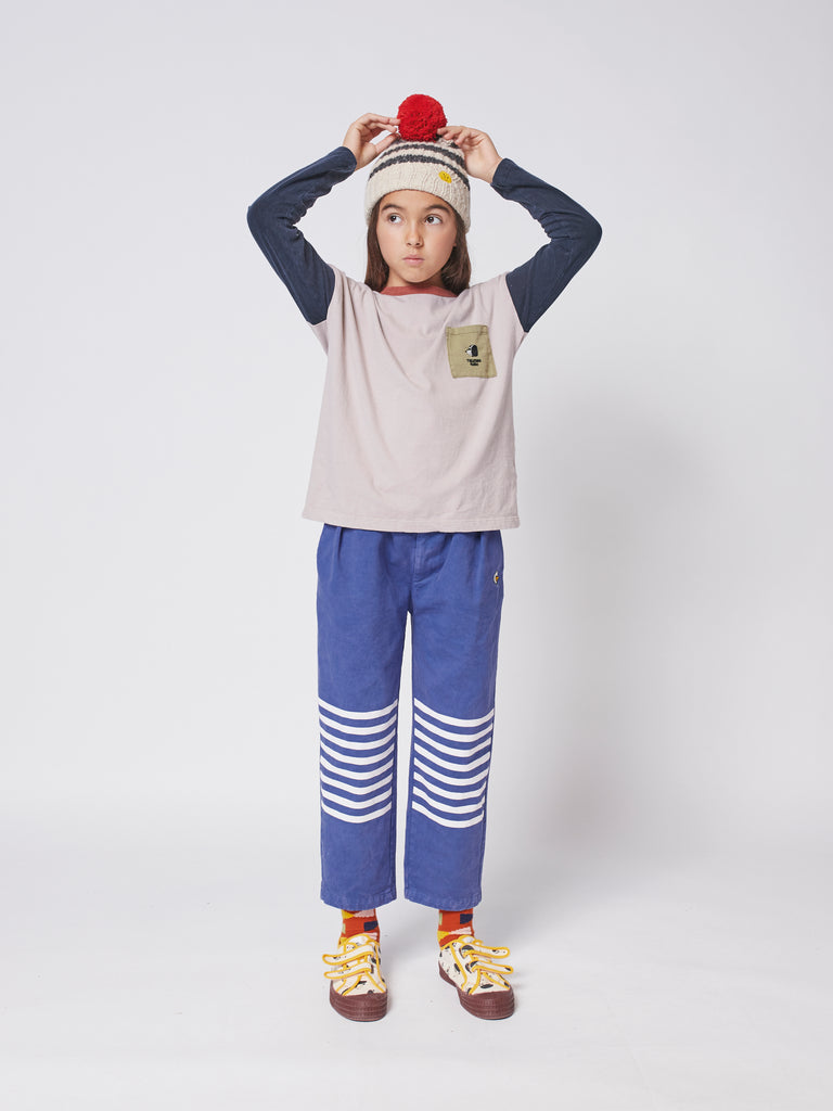 NEW Bobo Choses Doggie Canvas Kid's Velcro Strap Trainers/Sneakers/Tennis Shoes Ivory/Jet Stream | BIEN BIEN bienbienshop.com