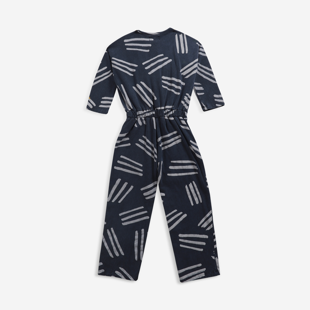 NEW Bobo Choses Scratch Kid's Fleece Overall Twilight Blue | BIEN BIEN bienbienshop.com