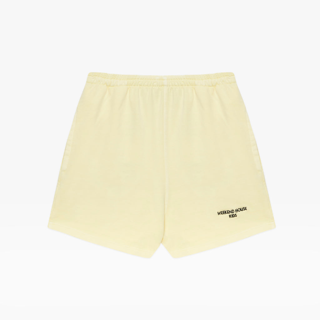 NEW Weekend House Kids Bermuda Cat Shorts Soft Yellow Black | BIEN BIEN bienbienshop.com