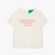 NEW Weekend House Kids Object Kid's Linen Short Sleeve Tee White | BIEN BIEN bienbienshop.comNEW Weekend House Kids Object Kid's Linen Short Sleeve Shirt Soft Pink | BIEN BIEN bienbienshop.com