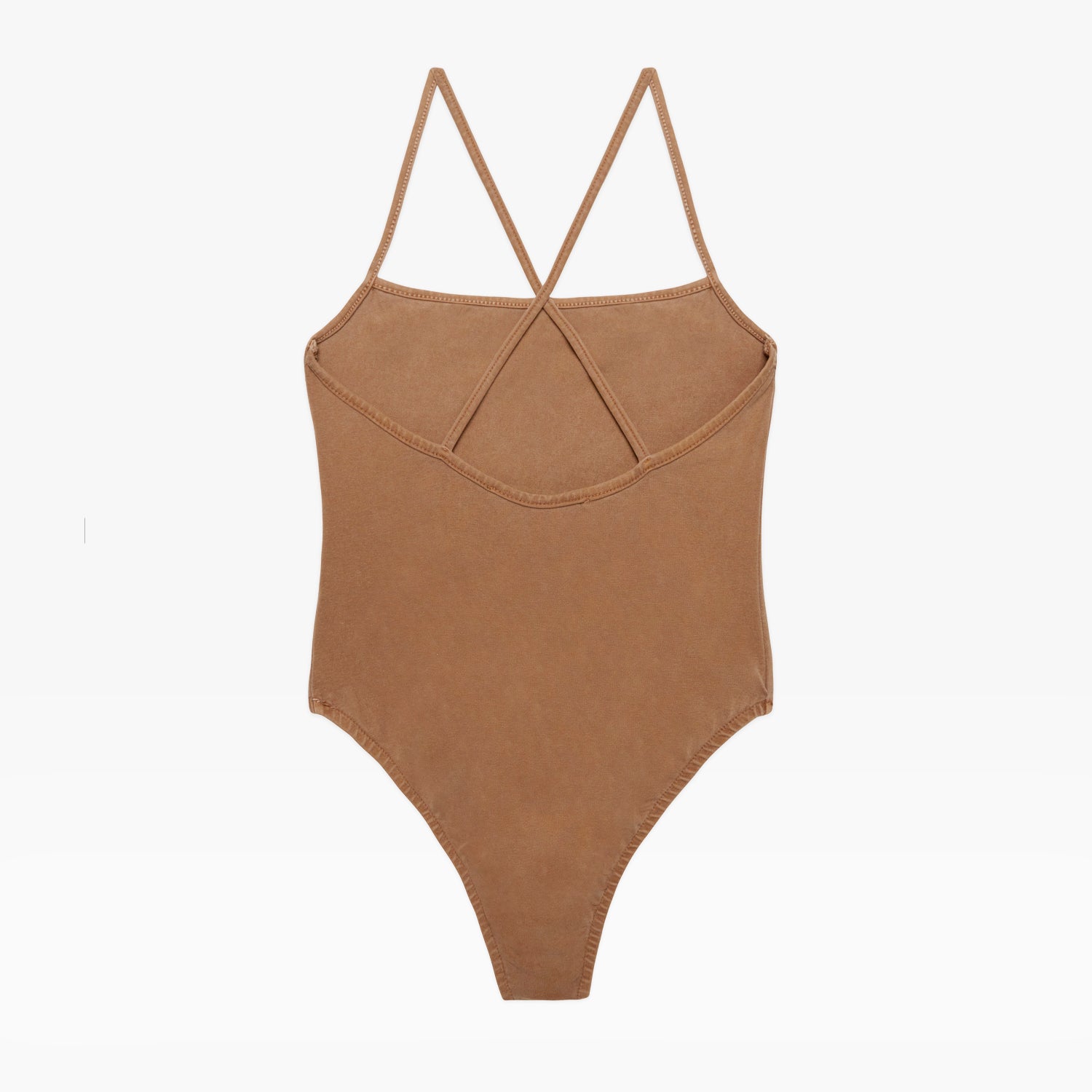 NEW Weekend House Kids Logo Kid's Swimsuit/Bodysuit Camel Tan | BIEN BIEN bienbienshop.com