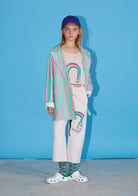 NEW Weekend House Kids Rainbow Kid's Sleeveless Tank Top Dusty Pink | BIEN BIEN bienbienshop.com