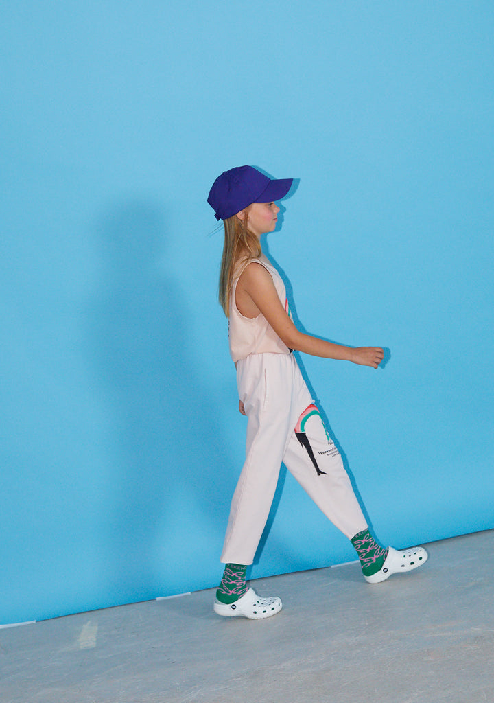 NEW Weekend House Kids Rainbow Kid's Sleeveless Tank Top Dusty Pink | BIEN BIEN bienbienshop.com