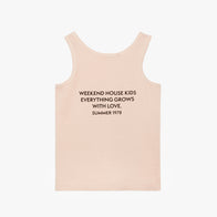 NEW Weekend House Kids Rainbow Kid's Sleeveless Tank Top Dusty Pink | BIEN BIEN bienbienshop.com