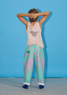 NEW Weekend House Kids Rainbow Kid's Sleeveless Tank Top Dusty Pink | BIEN BIEN bienbienshop.com
