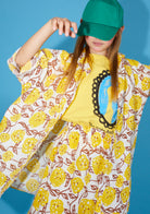 NEW Weekend House Kids Mimosa Kid's Oversized Linen Shirt Yellow Lemon | BIEN BIEN bienbienshop.com