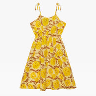 NEW Weekend House Kids Mimosa Kid's Strappy Dress Yellow Flower | BIEN BIEN bienbienshop.com