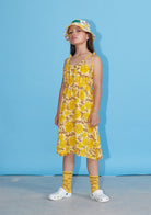 NEW Weekend House Kids Mimosa Kid's Strappy Dress Yellow Flower | BIEN BIEN bienbienshop.com