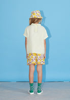 NEW Weekend House Kids Duck Kid's Linen Short Sleeve Tee Soft Yellow | BIEN BIEN bienbienshop.com