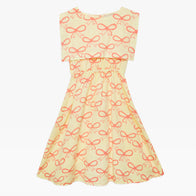NEW Weekend House Kids Pink Bows Kid's Sailor Collar Dress Soft Yellow | BIEN BIEN bienbienshop.com