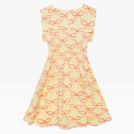 NEW Weekend House Kids Pink Bows Kid's Sailor Collar Dress Soft Yellow | BIEN BIEN bienbienshop.com