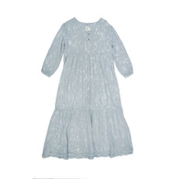 Nico Nico Athena Speckled Girls Dress in Sky | BIEN BIEN