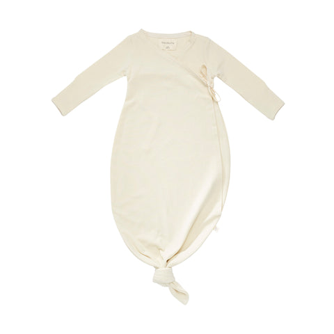 Bacabuche Organic Summer Kimono Gown Natural Unisex Baby | BIEN BIEN
