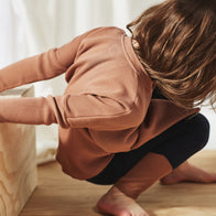 Bacabuche Baby & Kid's Thermal Henley Top Acorn | BIEN BIEN www.bienbienshop.com