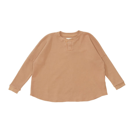 Bacabuche Baby & Kid's Thermal Henley Top Acorn | BIEN BIEN www.bienbienshop.com