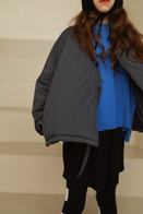 Bien a Bien Kid's Padded Kimono Coat Charcoal | BIEN BIEN bienbienshop.com