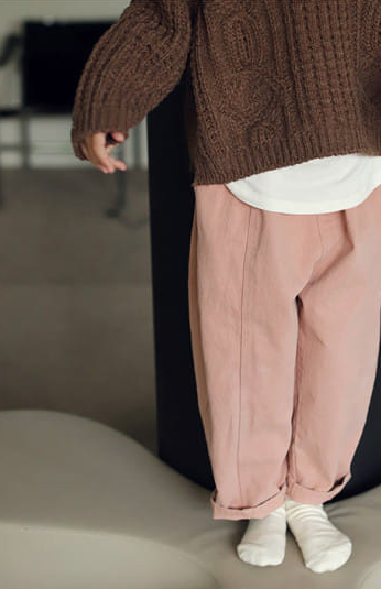 NEW Bien a Bien Kid's Cra Baggy Trouser Dusty Pink | BIEN BIEN bienbienshop.com