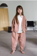 NEW Bien a Bien Kid's Cra Baggy Trouser Dusty Pink | BIEN BIEN bienbienshop.com