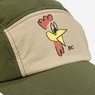 Bobo Choses Kid Mr O'Clock Quilted Padded Cap Army Green | BIEN BIEN bienbienshop.com