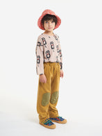 Bobo Choses Kid Knee Patches Jogger Curry Yellow | BIEN BIEN bienbienshop.com