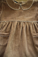 SALE Bonjour Tunique Girl's Blouse Caramel Tan Corduroy | BIEN BIEN bienbienshop