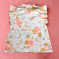 Bonjour Ruffle Embroidered "Paris" Kid's Blouse Bouquet Fluo | BIEN BIEN bienbienshop.com