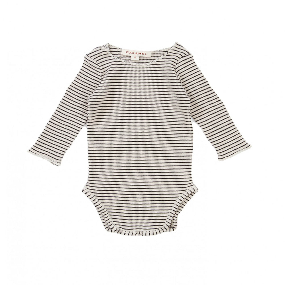 Caramel Zephyrus Baby Body Oyster Stripe | BIEN BIEN www.bienbienshop.com