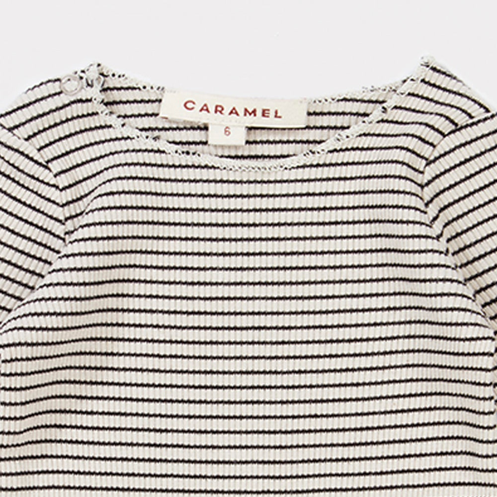 Caramel Zephyrus Baby Body Oyster Stripe | BIEN BIEN www.bienbienshop.com