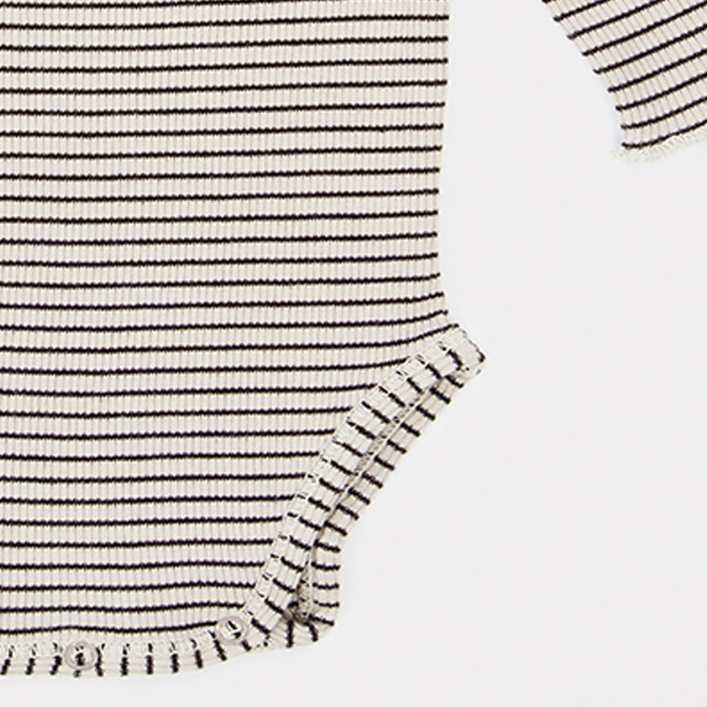 Caramel Zephyrus Baby Body Oyster Stripe | BIEN BIEN www.bienbienshop.com