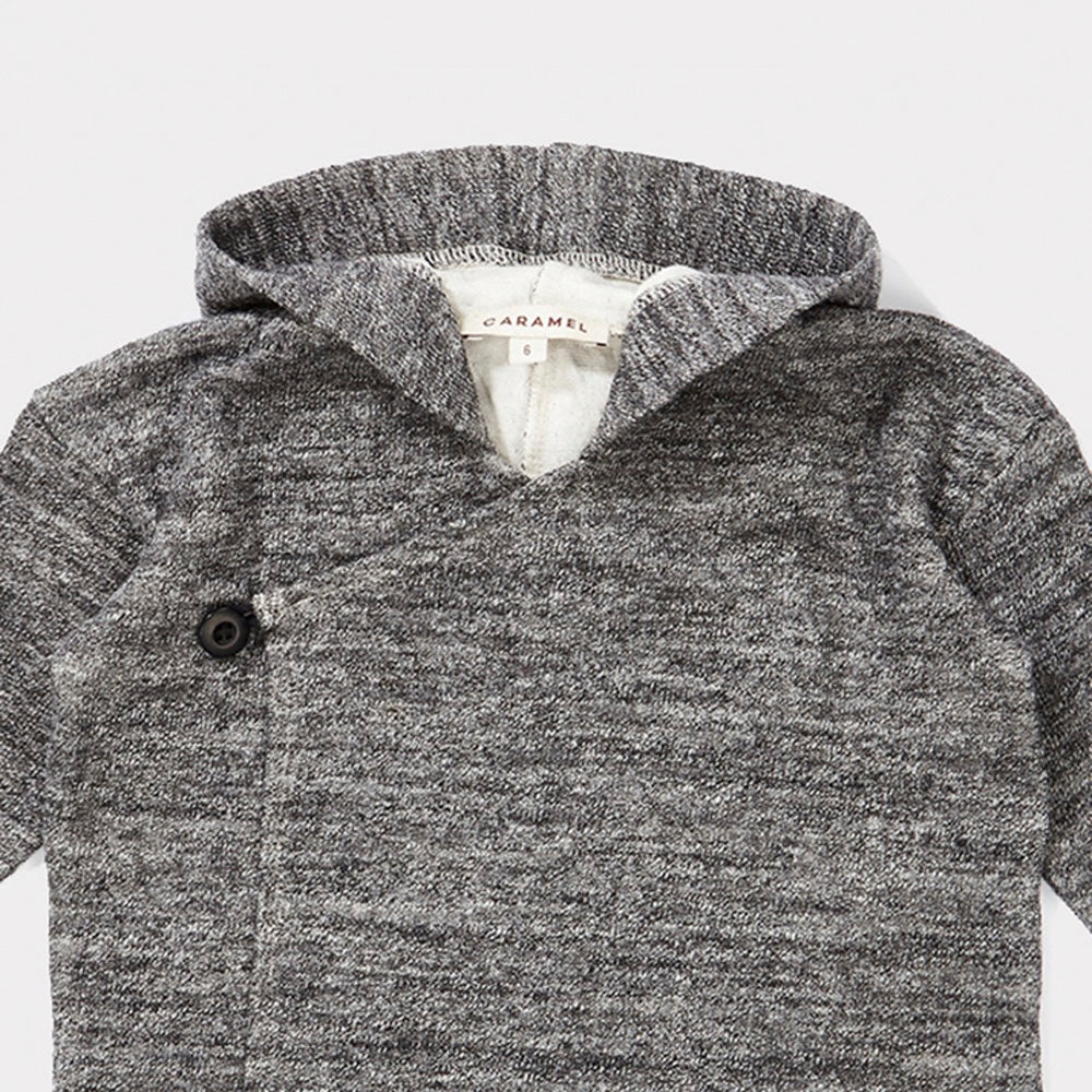 Caramel London Camomile Baby Unisex Jacket Charcoal Cotton | BIEN BIEN www.bienbienshop.com