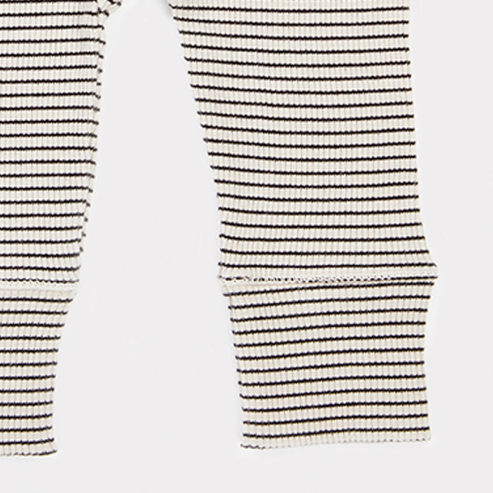 Caramel Krotos Baby Legging Oyster Stripe | BIEN BIEN www.bienbienshop.com