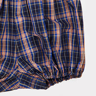 Caramel London Pistis Baby Romper Navy Check | BIEN BIEN www.bienbienshop.com