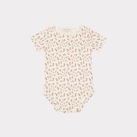 Caramel Viperfish Baby Gift Body Ditsy Floral Ivory/Brown | BIEN BIEN