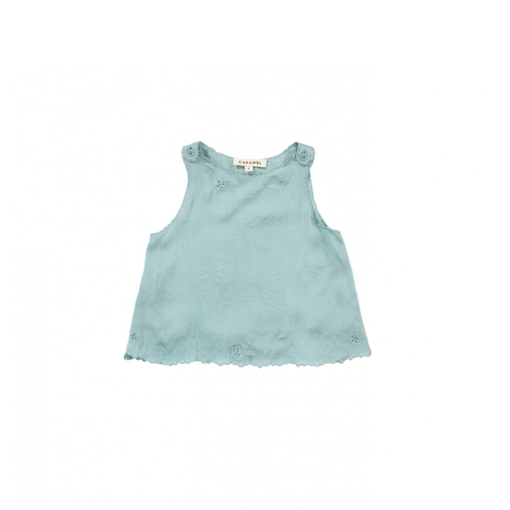 Caramel London Tuz Baby Top in Dusty Turquoise | BIEN BIEN