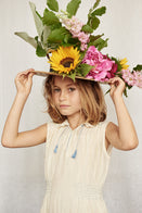 Caramel London Brezel Girl's Dress in Pale Yellow | BIEN BIEN